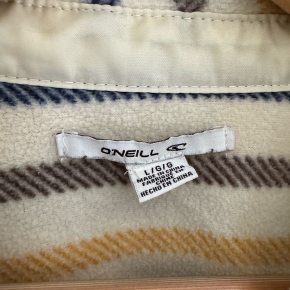 D. O’Neill Stripped Long Sleeve Shacket size L - Picture 3 of 3
